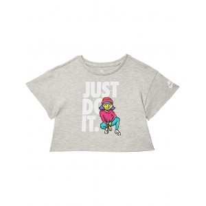 Graphic Boxy T-Shirt (Toddler) Grey Heather