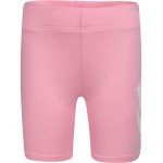 Futura Bike Shorts (Little Kids) Pink