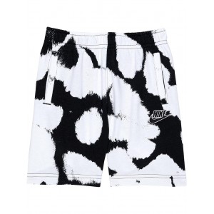 Sportswear Dot-Dye French Terry Shorts (Toddler) Black