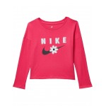 Sport Daisy Long Sleeve T-Shirt (Toddler/Little Kids) Rush Pink