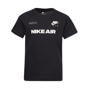 Air Short Sleeve T-Shirt (Toddler/Little Kids/Big Kids) Black