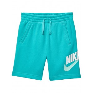 French Terry Shorts (Little Kids) Washed Teal
