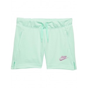 5 Sportswear Club Fleece Shorts (Little Kids/Big Kids) Mint Foam/Violet Shock