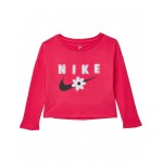 Sport Daisy Long Sleeve T-Shirt (Toddler) Rush Pink