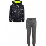 Swooshfetti Therma Set (Little Kids) Carbon Heather