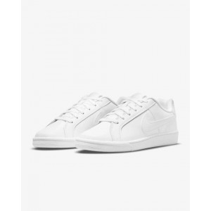 court royale 749867-105 womens white leather low top sneakers shoes ank70