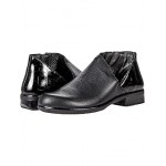 Bayamo Soft Black Leather/Black Croc Leather