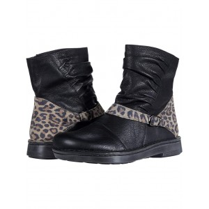 Lorca Soft Black Leather/Cheetah Suede