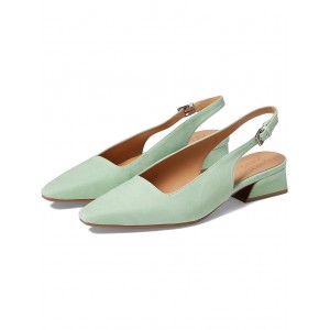 Lesley Mint Green Suede