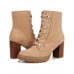 Callie Tan Suede Leather