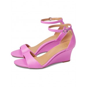 Vera-Wedge Candy Pink Leather