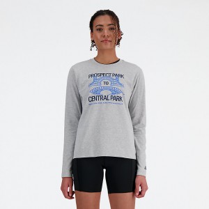 Women's United Airlines NYC Half Graphic Long Sleeve