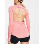 Nike Yoga Dri-FIT ADV reveal long sleeve top in pink
