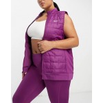 Nike Running Plus Therma-FIT synthetic fill gilet in purple