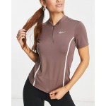 Nike Running Air t-shirt in plum