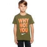Why Not You Tee (Little Kids) Rough Green