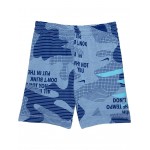 All Seasons All Over Print Shorts (Toddler) University Blue Heather