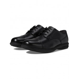 Melvin Street Cap Toe Oxford with KORE Slip Resistant Walking Comfort Technology Black