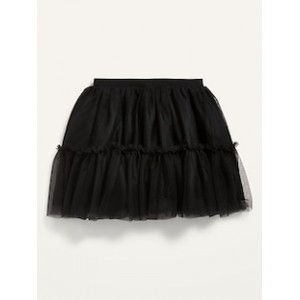 Ruffle-Tiered Tulle Tutu Skirt for Toddler Girls