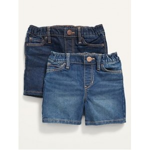Unisex Pull-On Jean Shorts 2-Pack for Toddler