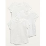 Unisex 3-Pack Long & Lean Short-Sleeve T-Shirt for Toddler
