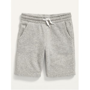 Flat Front Fleece Jogger Shorts for Boys (At Knee)