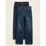 Straight Non-Stretch Dark-Wash Jeans 2-Pack For Boys Hot Deal