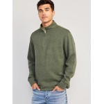 Sweater-Knit Quarter Zip