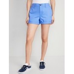High-Waisted OGC Pull-On Chino Shorts -- 3.5-inch inseam
