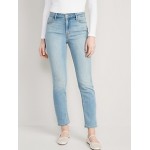 High-Waisted Wow Straight Ankle Jeans