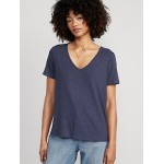 Luxe Ribbed Slub-Knit T-Shirt