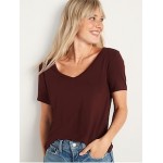 Luxe V-Neck T-Shirt Hot Deal