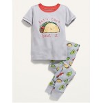 Unisex Lets Taco Bout It Pajama Set for Toddler & Baby