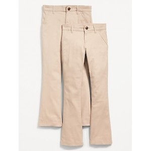 School Uniform Boot-Cut Pants 2-Pack for Girls Hot Deal