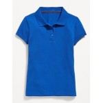Uniform Pique Polo Shirt for Girls
