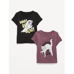 Short-Sleeve Graphic T-Shirt 2-Pack for Girls