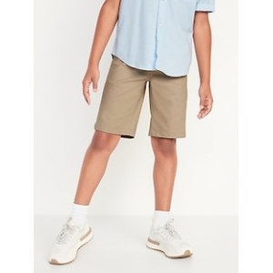 Twill Straight Uniform Shorts for Boys (At Knee)