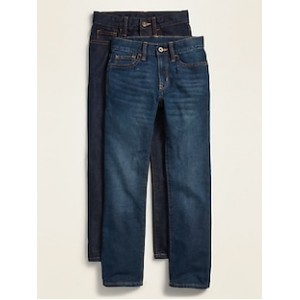 Skinny Non-Stretch Dark-Wash Jeans 2-Pack For Boys