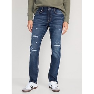 Slim Built-In-Flex Ripped Jeans Hot Deal