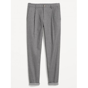 Loose Taper Built-In Flex Pleated Chino Pants