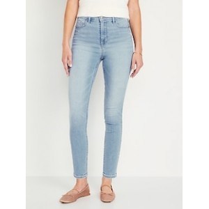 Extra High-Waisted Rockstar 360° Stretch Super-Skinny Ankle Jeans
