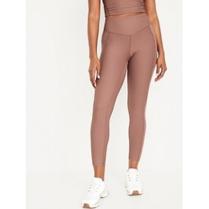 High-Waisted PowerSoft Ribbed 7/8 Leggings Hot Deal