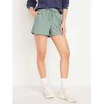 High-Waisted PowerSoft Shorts -- 3-inch inseam