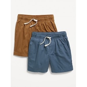Above Knee Twill Pull-On Shorts 2-Pack for Boys Hot Deal