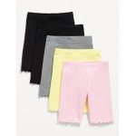 Biker Shorts Variety 5-Pack for Girls