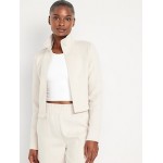 Dynamic Fleece Crop Zip Jacket