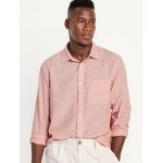 Classic Fit Everyday Linen-Blend Shirt