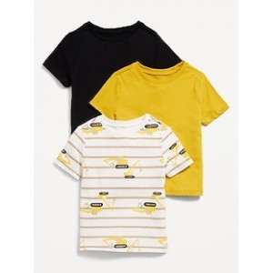 Short-Sleeve T-Shirt 3-Pack for Toddler Boys