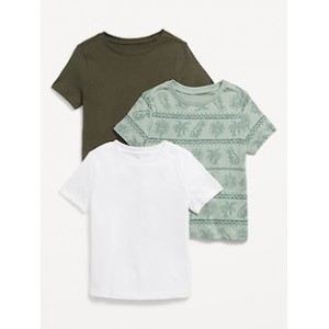Solid T-Shirt 3-Pack for Toddler Boys