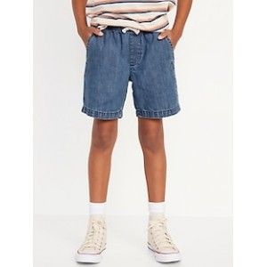 Above Knee Pull-On Jean Shorts for Boys